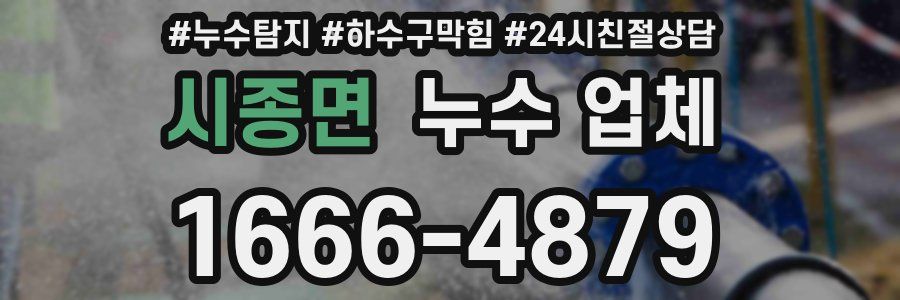 시종면 누수 업체