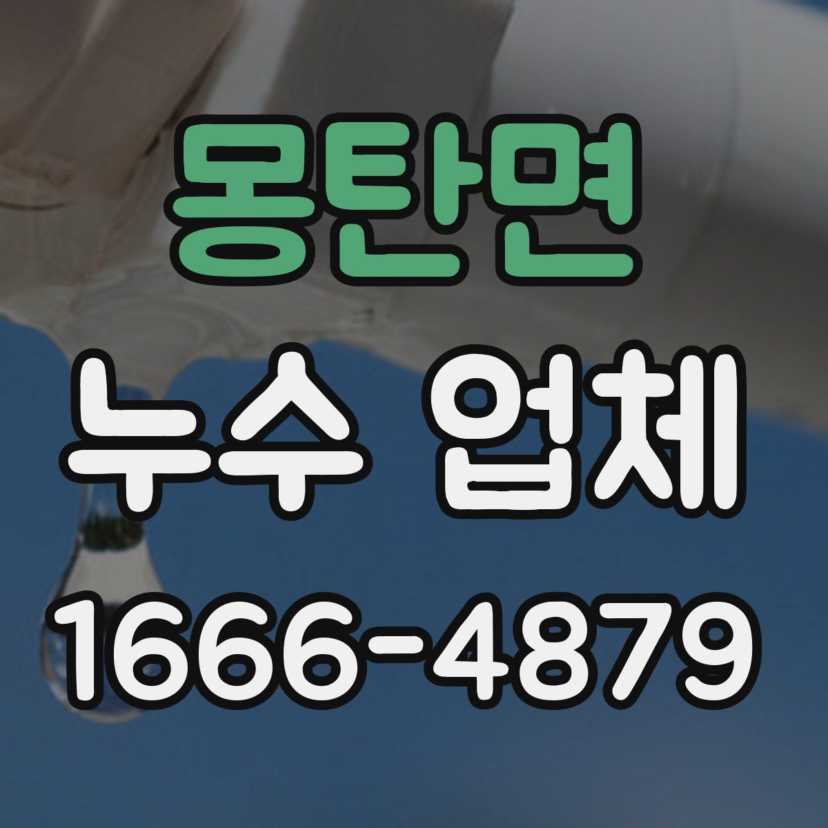 몽탄면 누수 업체