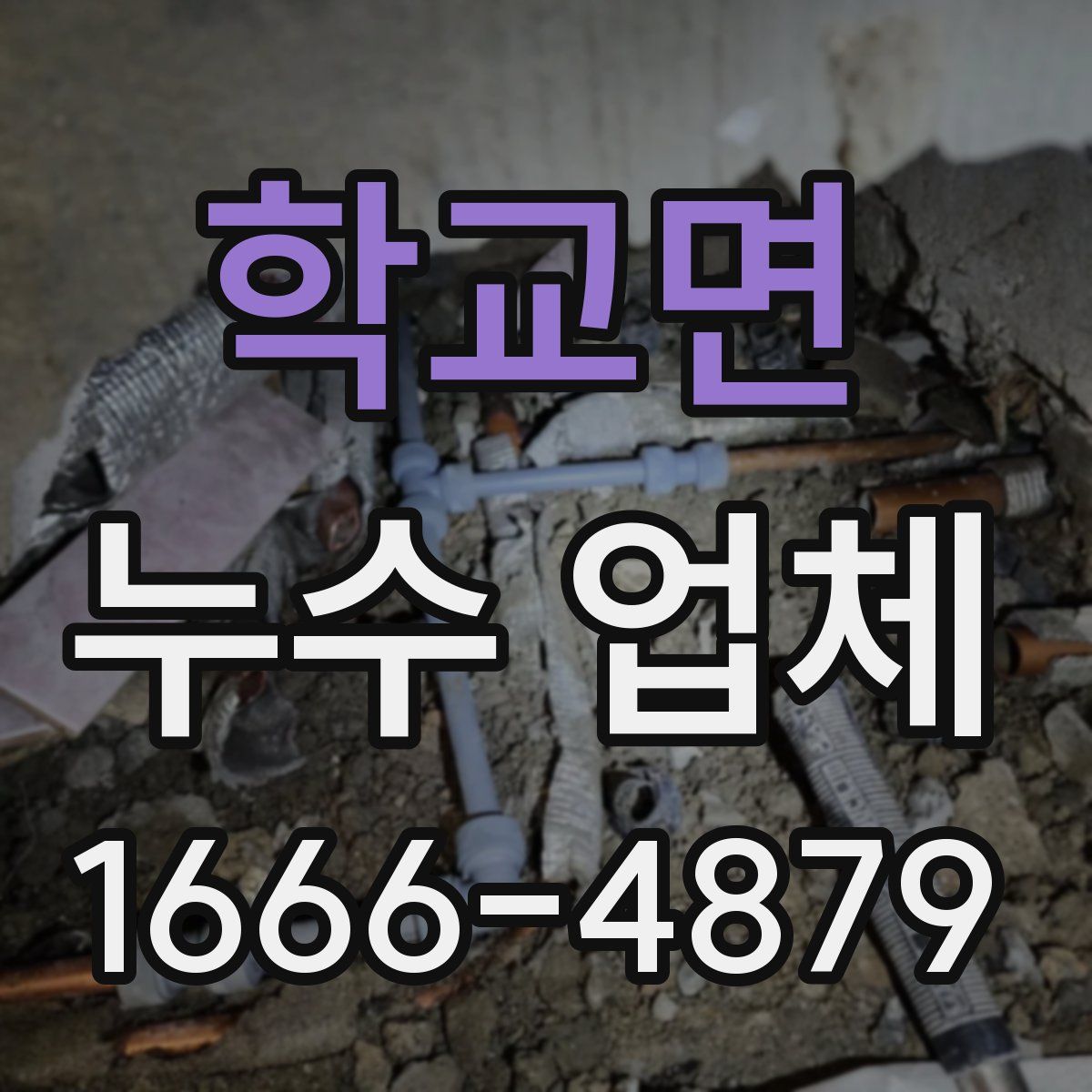 학교면 누수 업체