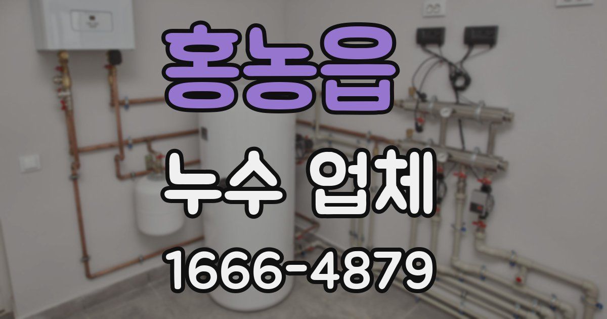 홍농읍 누수 업체