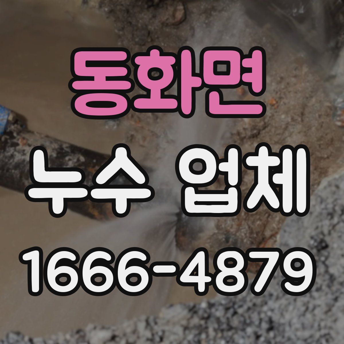 동화면 누수 업체