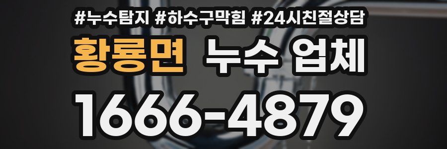 황룡면 누수 업체