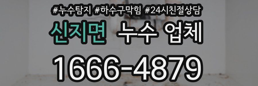 신지면 누수 업체