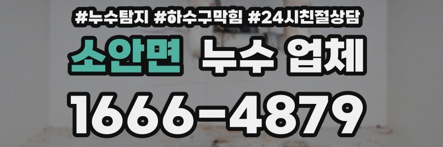 소안면 누수 업체