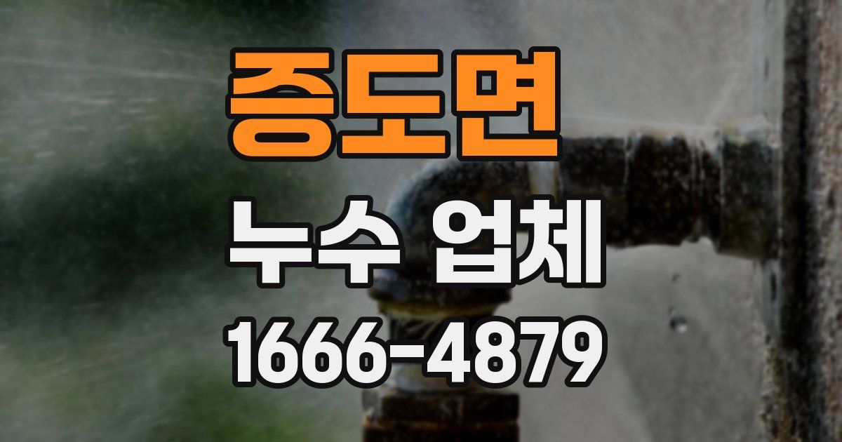 증도면 누수 업체