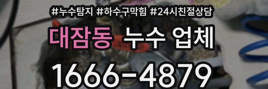 대잠동 누수 업체