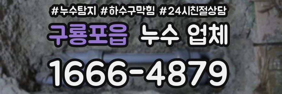 구룡포읍 누수 업체