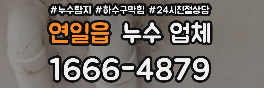 연일읍 누수 업체