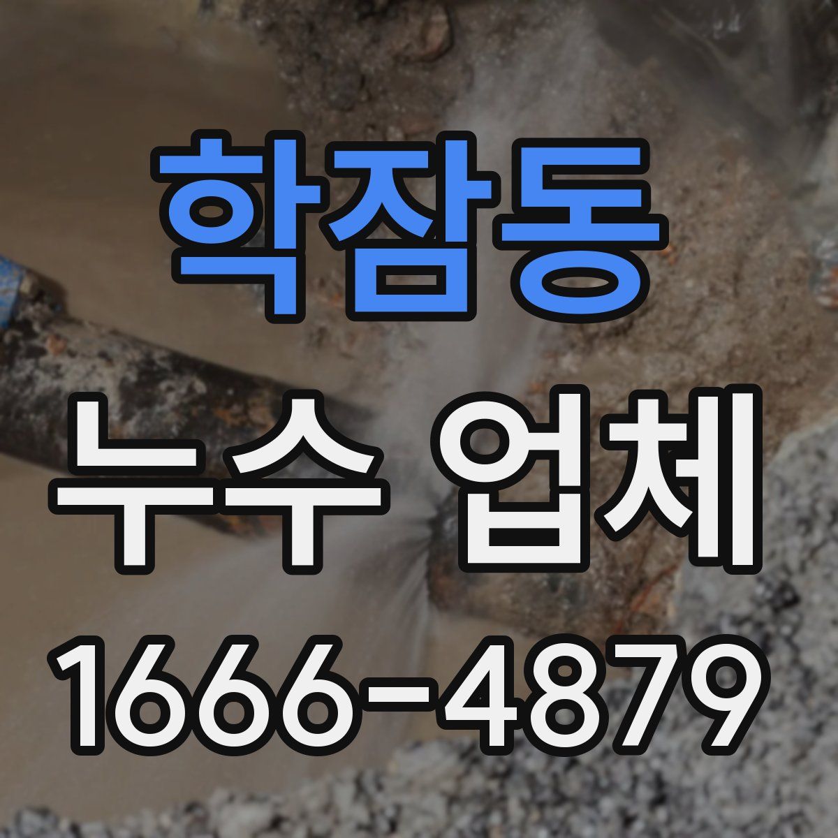 학잠동 누수 업체