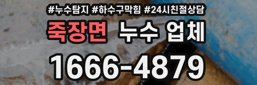 죽장면 누수 업체