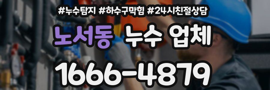 노서동 누수 업체