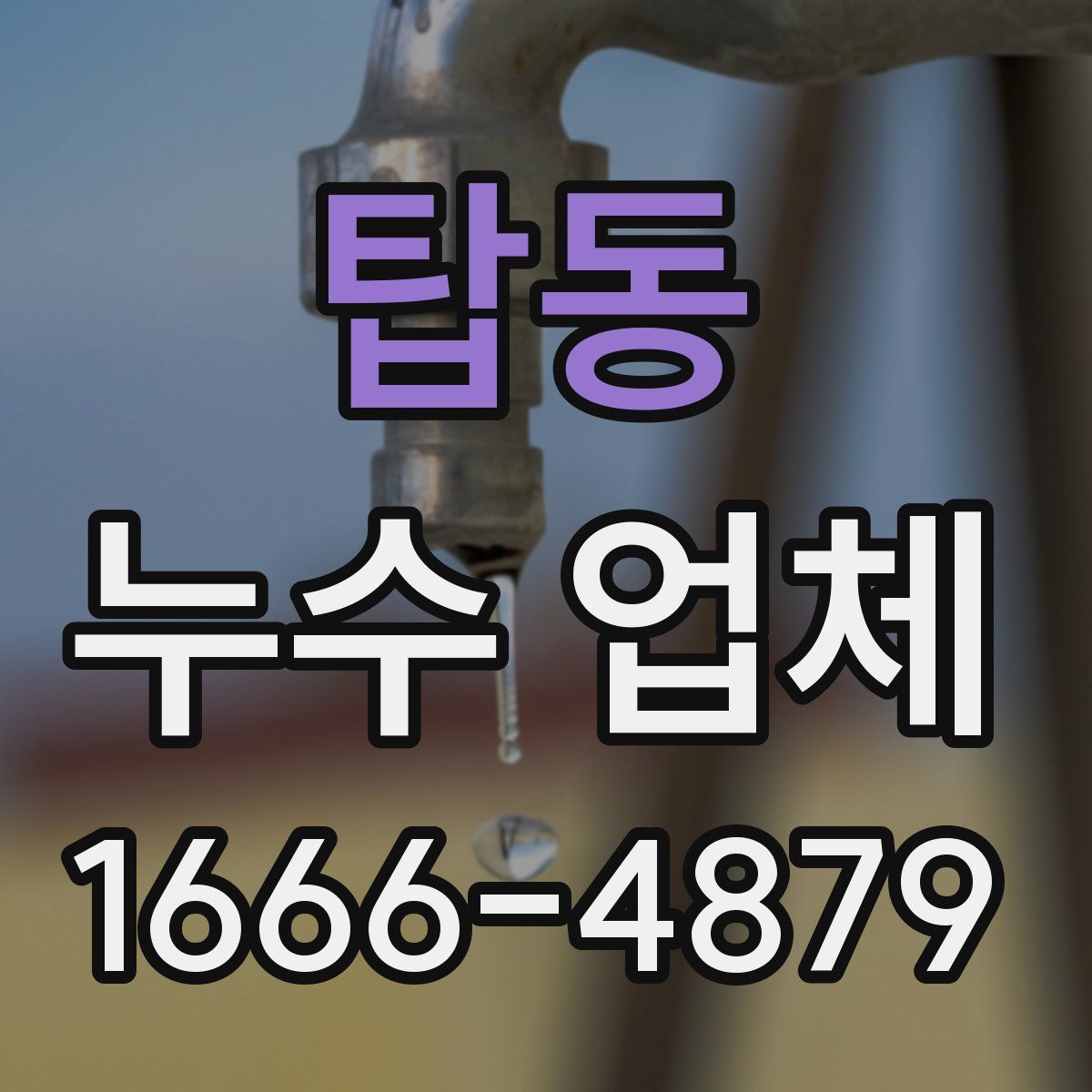탑동 누수 업체