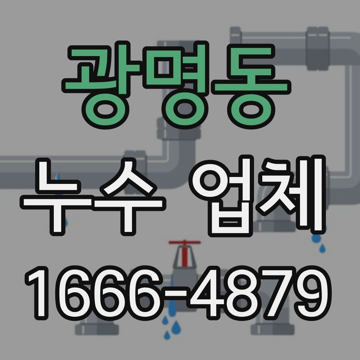 광명동 누수 업체