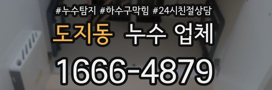 도지동 누수 업체