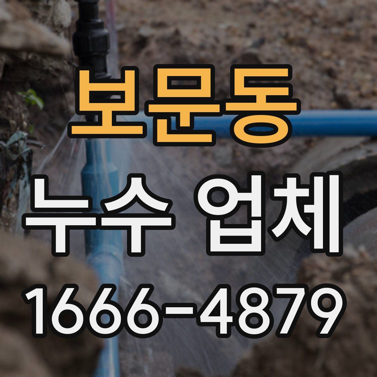 보문동 누수 업체