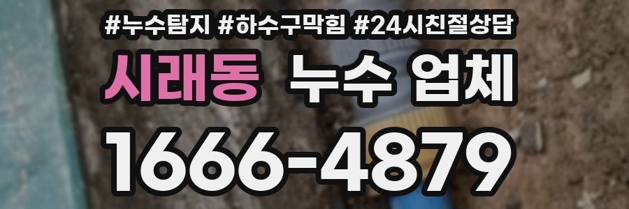 시래동 누수 업체