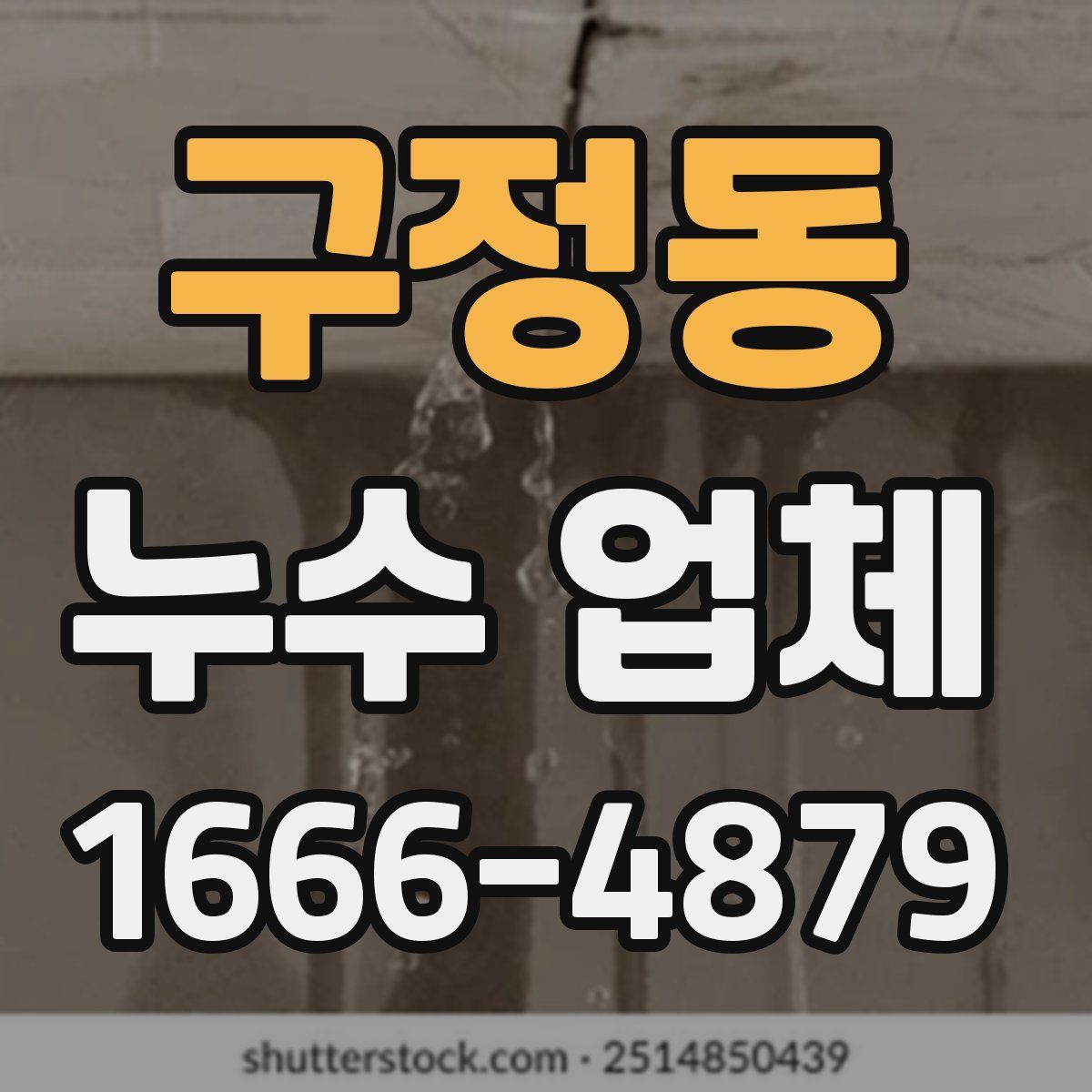 구정동 누수 업체