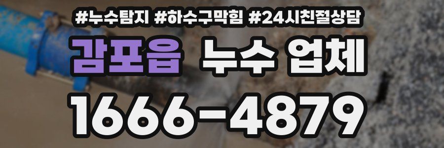 감포읍 누수 업체