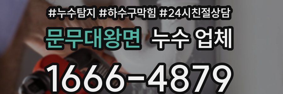 문무대왕면 누수 업체
