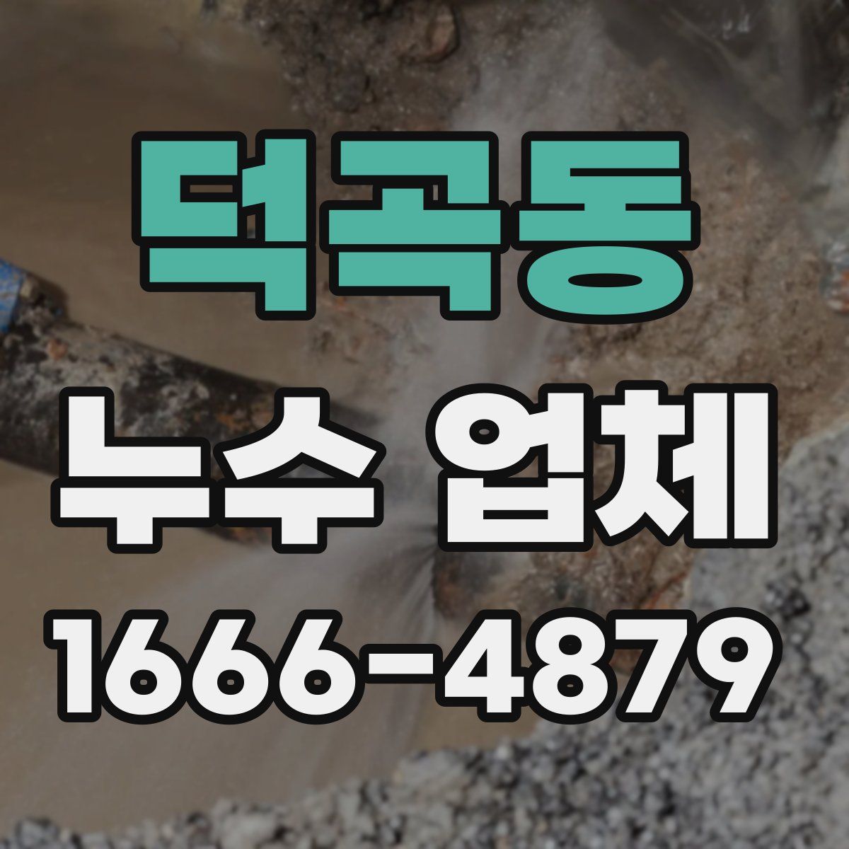덕곡동 누수 업체