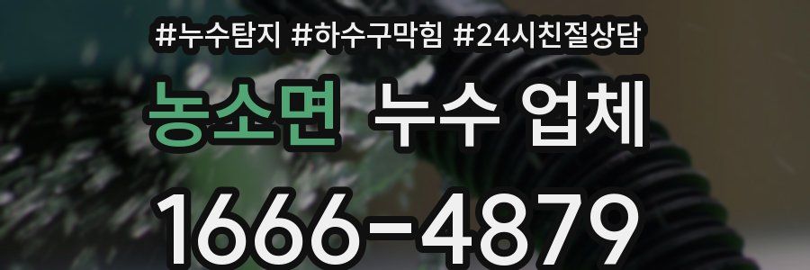 농소면 누수 업체