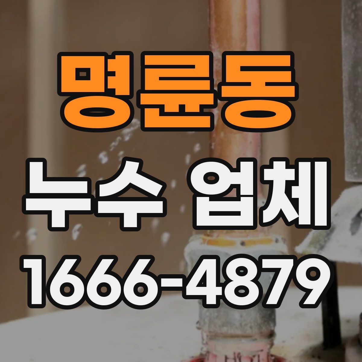 명륜동 누수 업체