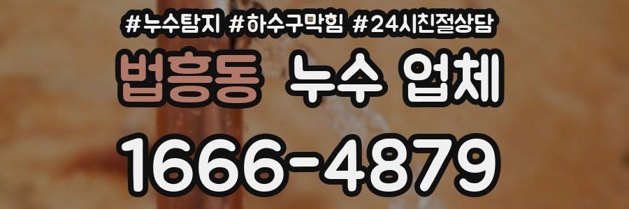 법흥동 누수 업체