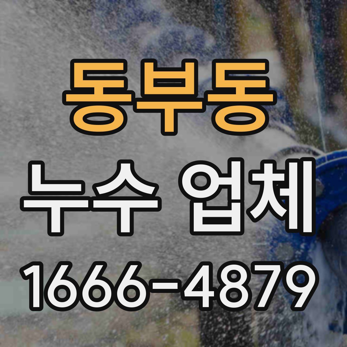 동부동 누수 업체