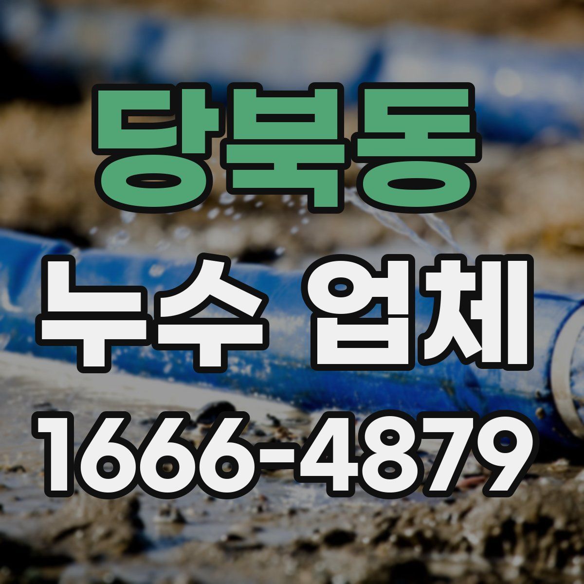 당북동 누수 업체