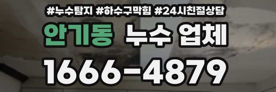 안기동 누수 업체