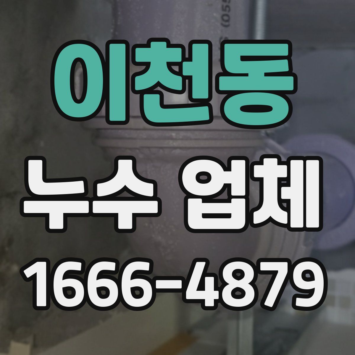 이천동 누수 업체