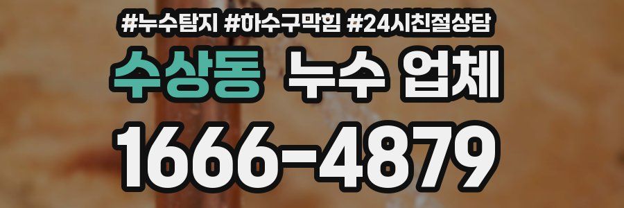 수상동 누수 업체