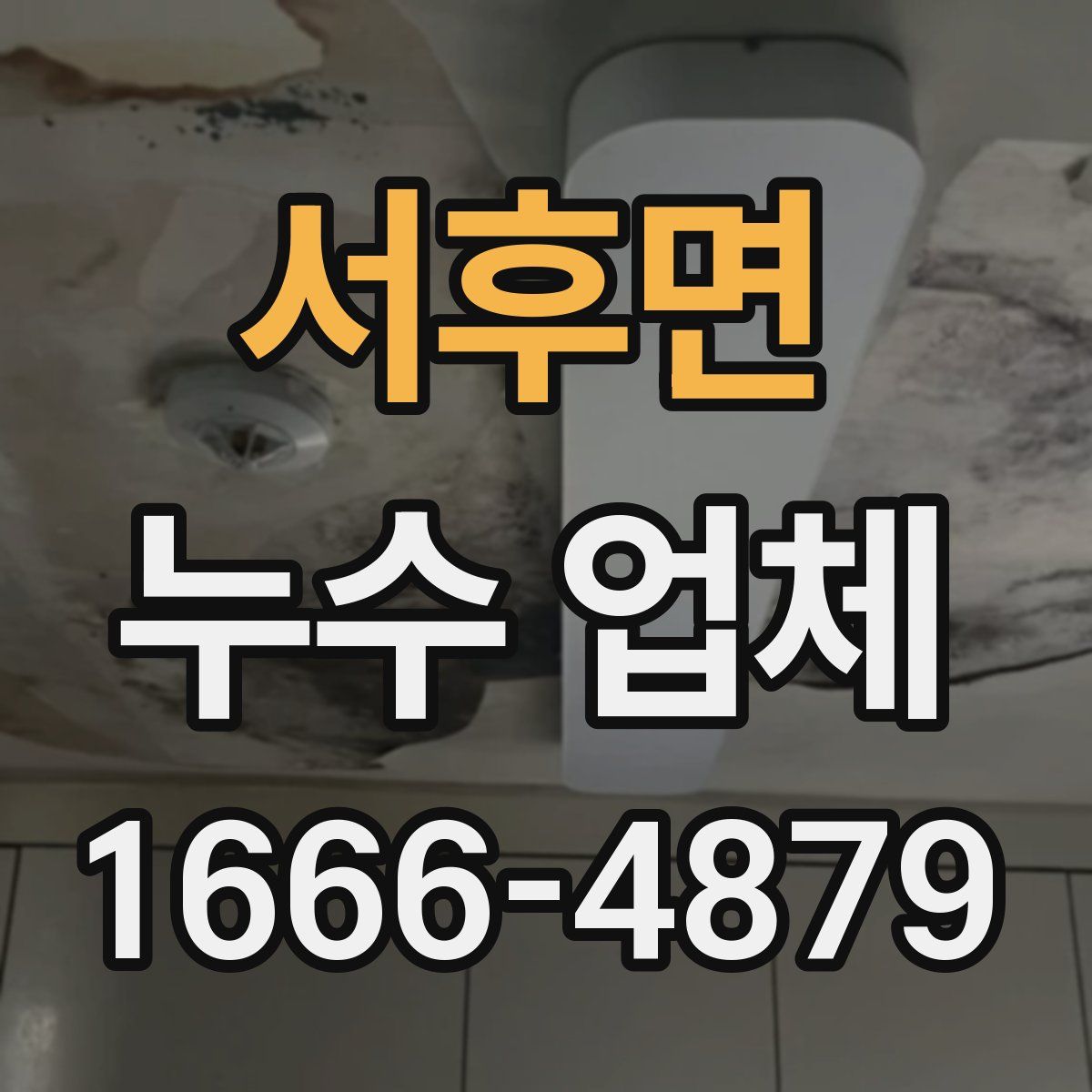 서후면 누수 업체