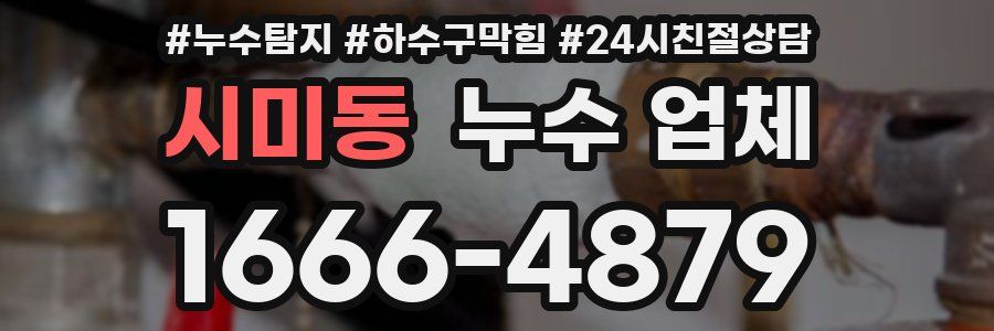시미동 누수 업체