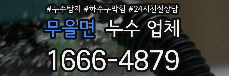 무을면 누수 업체