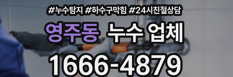 영주동 누수 업체