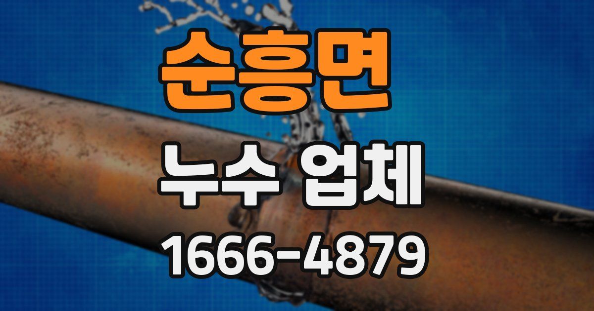 순흥면 누수 업체