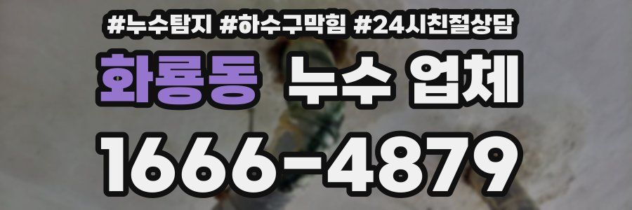 화룡동 누수 업체