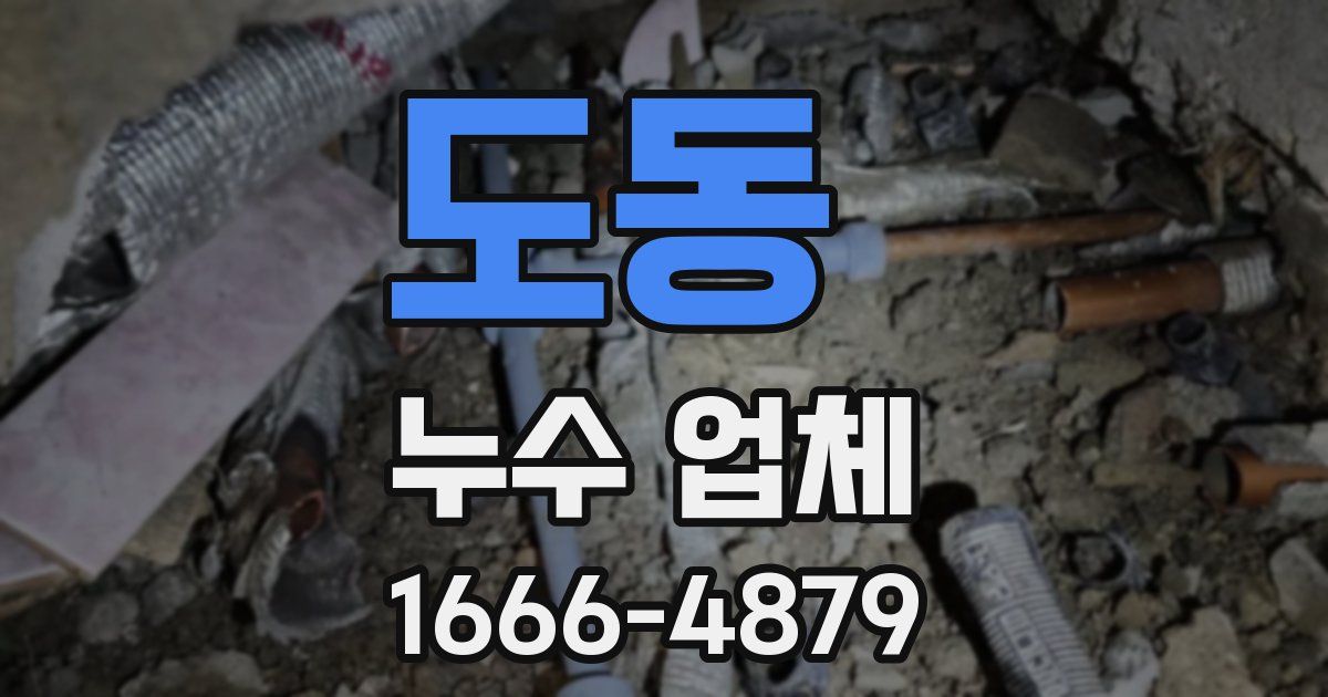 도동 누수 업체