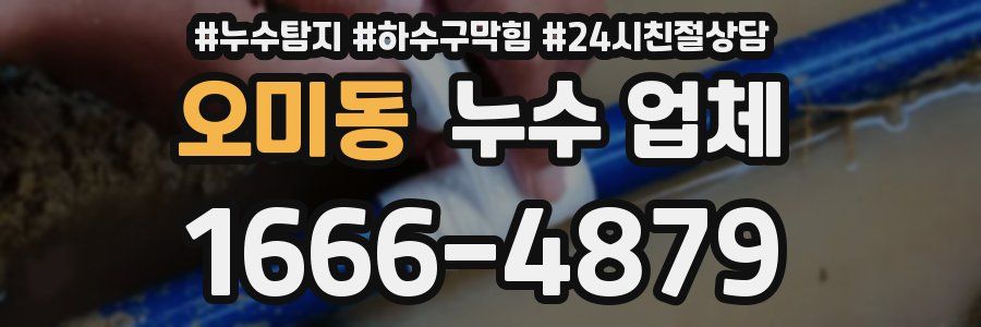 오미동 누수 업체