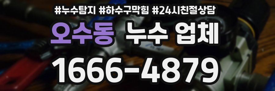 오수동 누수 업체