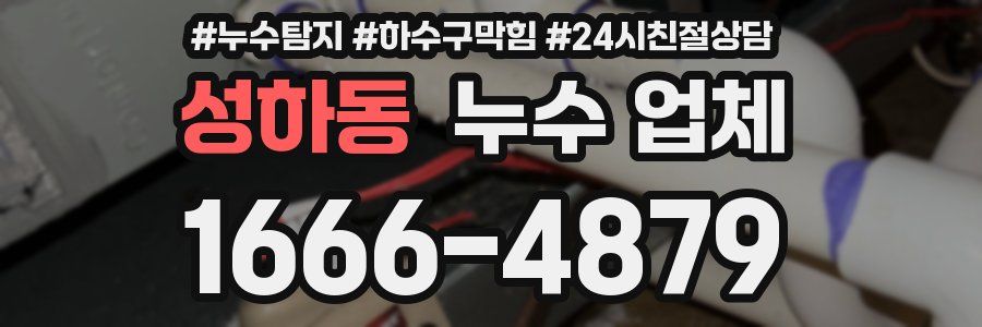 성하동 누수 업체