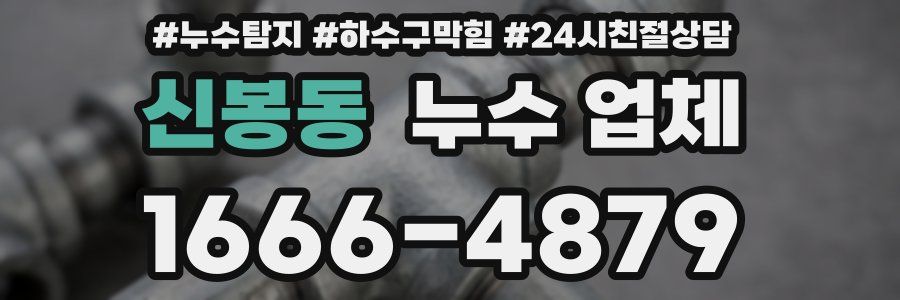 신봉동 누수 업체