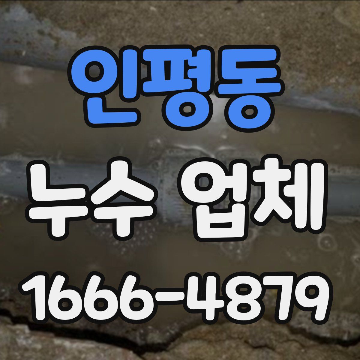 인평동 누수 업체