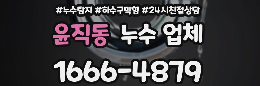 윤직동 누수 업체