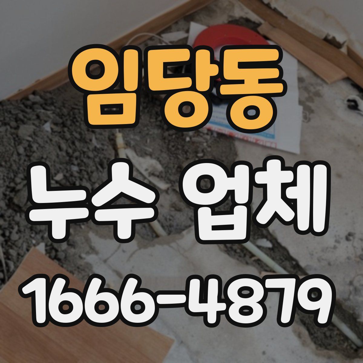 임당동 누수 업체