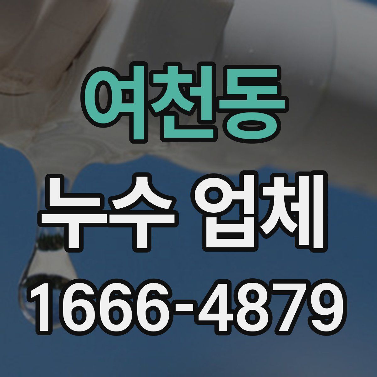 여천동 누수 업체