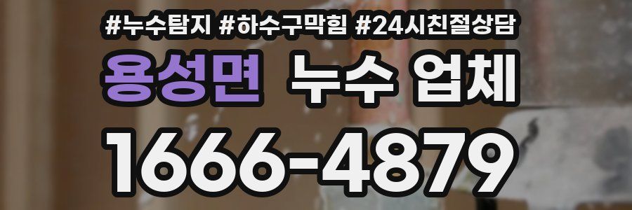 용성면 누수 업체