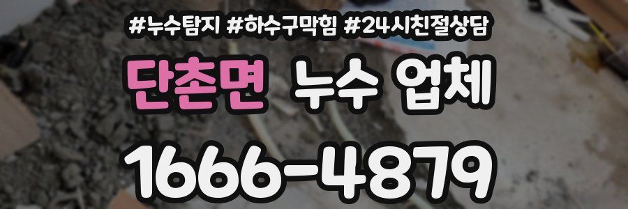 단촌면 누수 업체