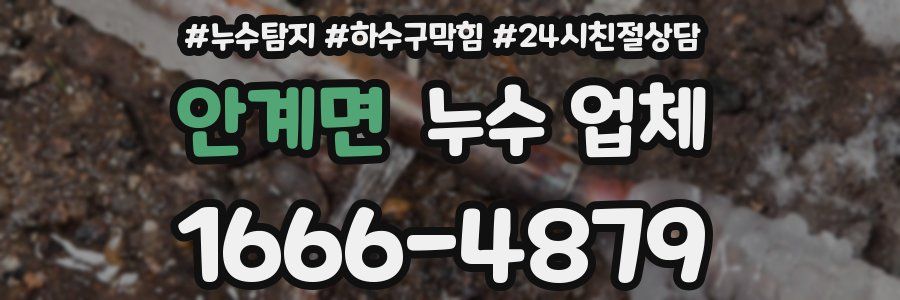안계면 누수 업체